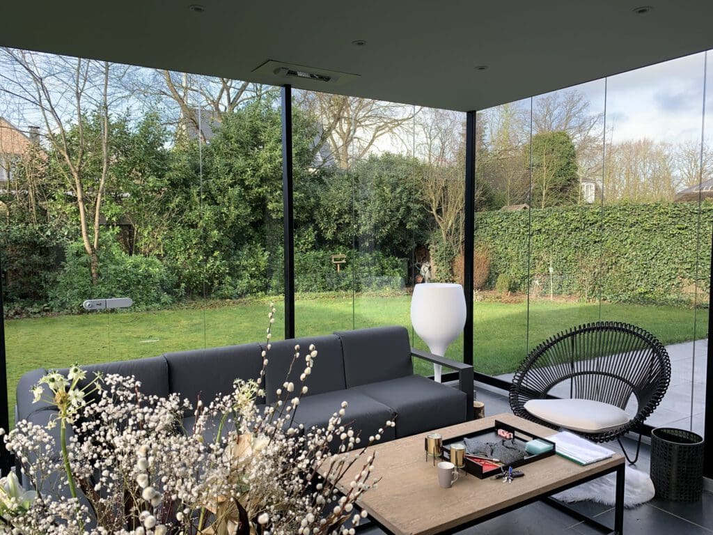 Balkonbeglazing sunflex SF25  dichtzetten balkon